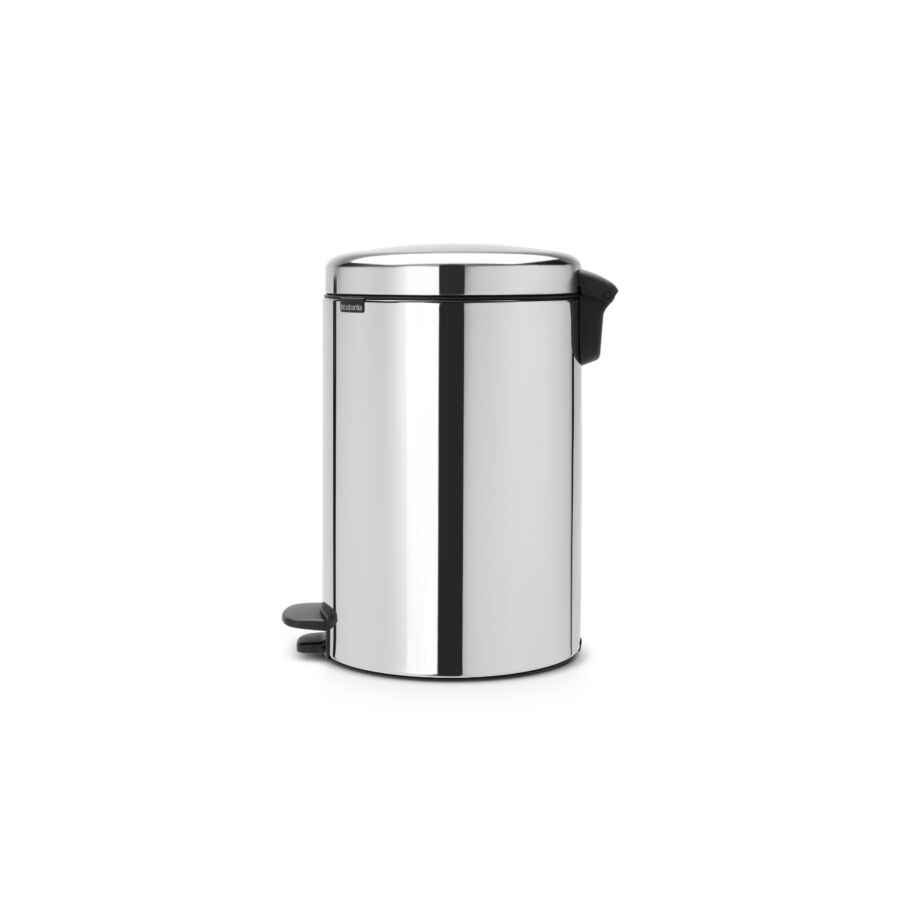 Poubelle a pedale Newicon brilliant steel 20l Poubelles de salle de bain