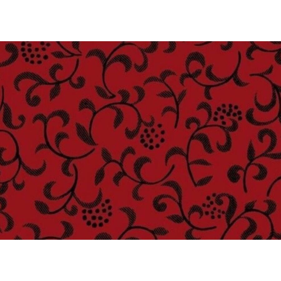 Film Adhésif SONJA Autocollant - Rouge / Noir Papier peint