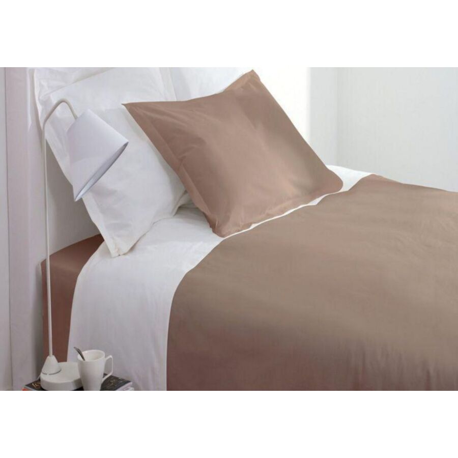 Housse De Couette 140x200cm - Taupe Parure de lits