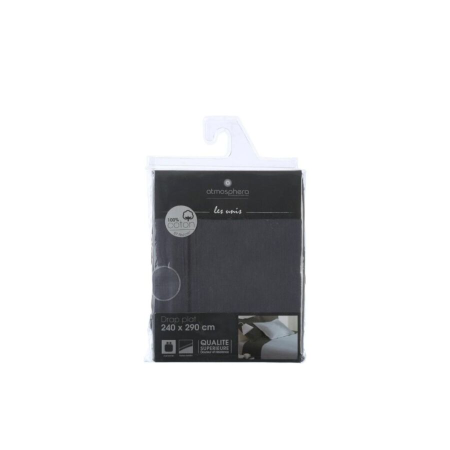 Drap Plat TODAY Gris Foncé Draps