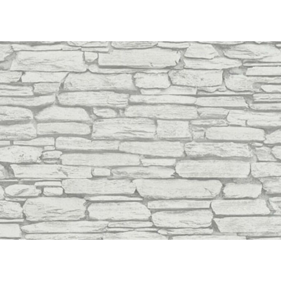 Papier Peint BELINDA BRIQUE - Gris Papier peint