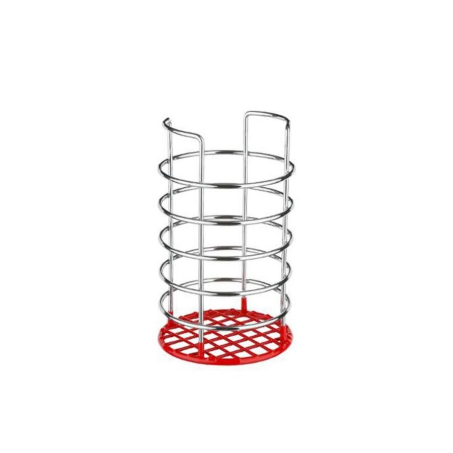 Pot Range Couvercle - Rouge Rangement cuisine