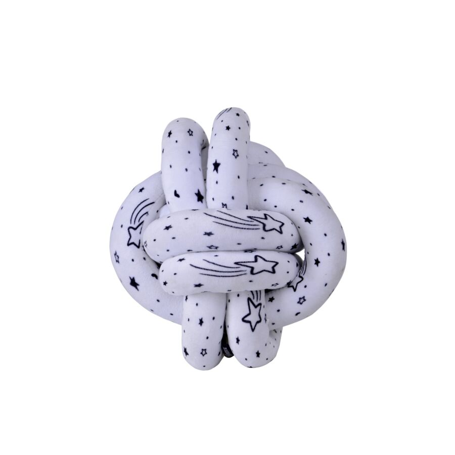 Coussin Nœud Décoratif WILD KIDS - Blanc / Noir Coussins décoratifs