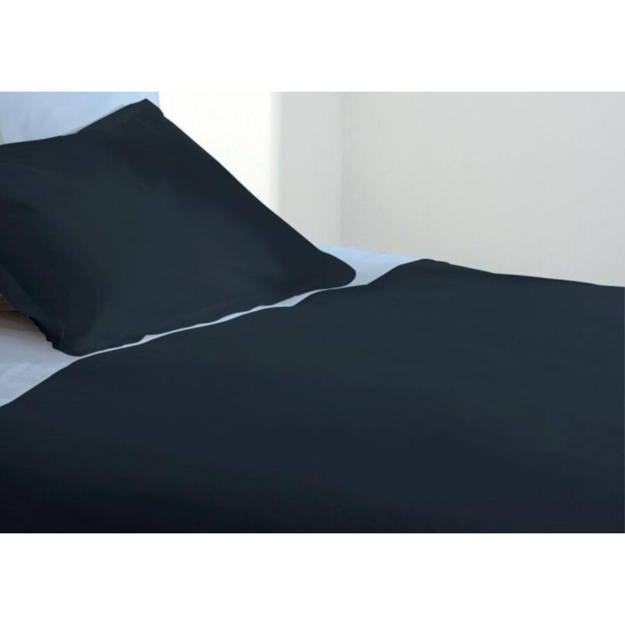 Housse De Couette 140x200cm - Gris Foncé Housses de couette