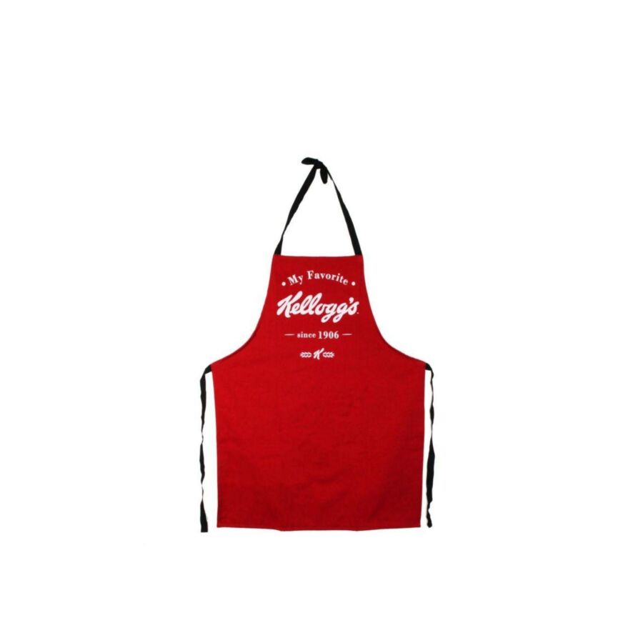 Tablier KELLOGGS Adulte - Rouge Ustensiles cuisine