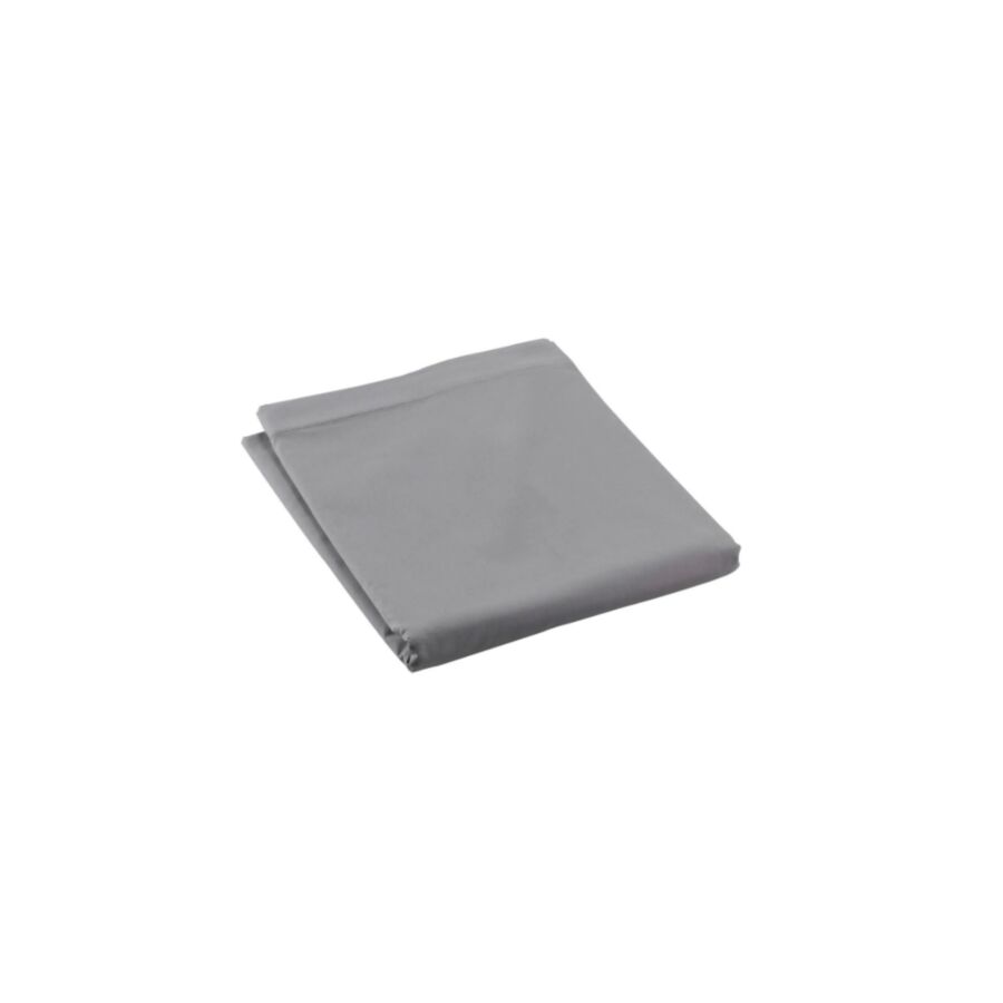Drap Plat PERCALE - Anthracite Draps