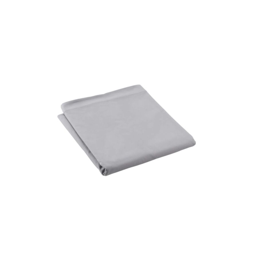 Drap Plat 2 Personnes 240x300cm PERCALE - Gris Draps