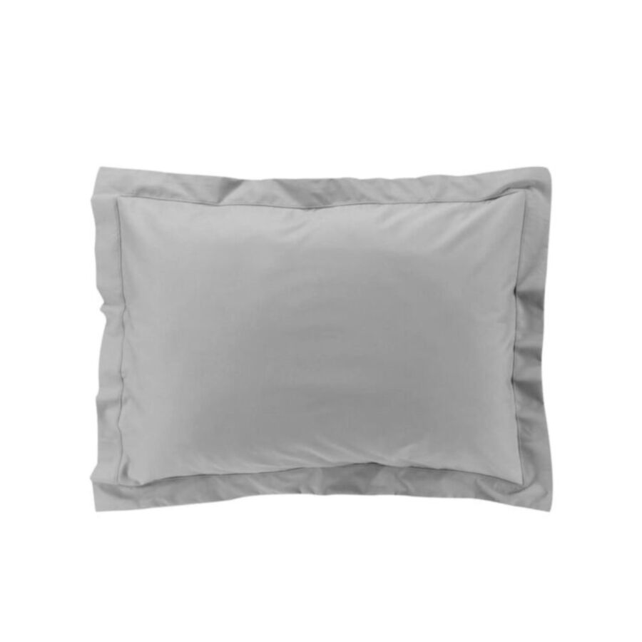 Taie D'Oreiller PERCALE 50x70cm - Gris Taie d'oreiller