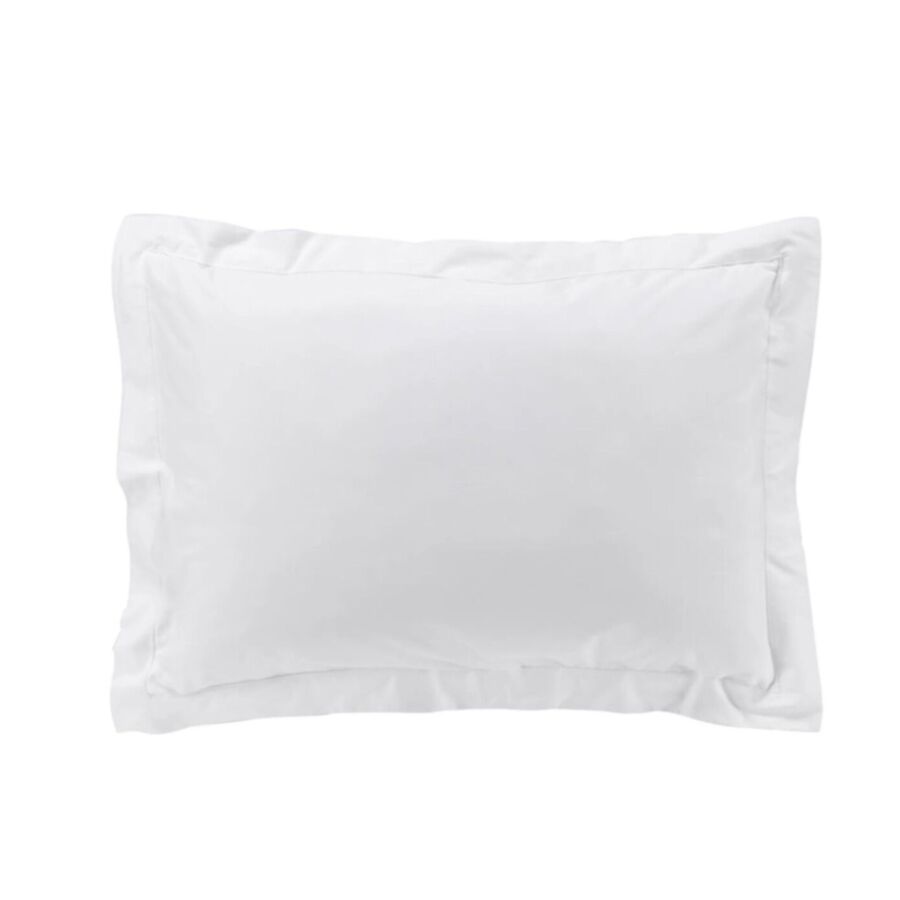 Taie D'Oreiller 50x70cm PERCALE - Blanc Taie d'oreiller
