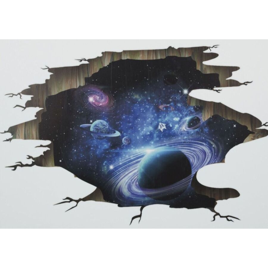 Sticker Impression 3D - Multicolore Papier peint