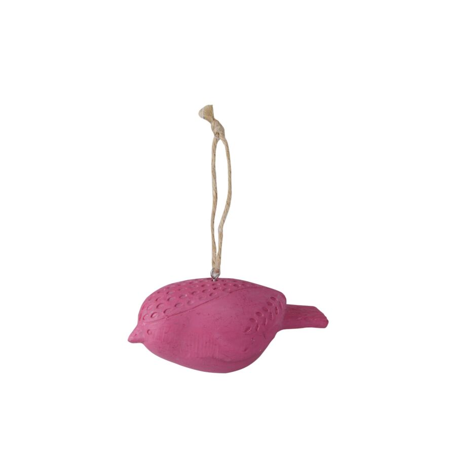 Oiseau Résine Poésie - Rose Décoration