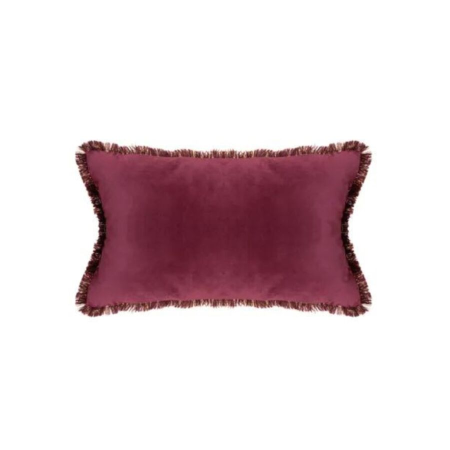 Coussin Déhoussable En Velours - Violet Coussins décoratifs