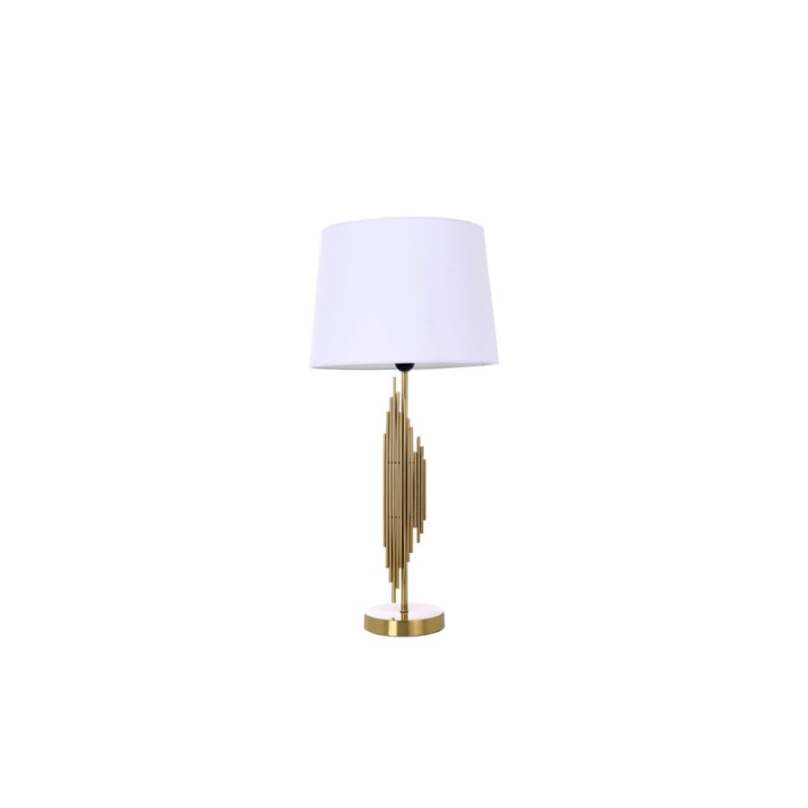 Lampe De Table En Métal 33x65cm - Gold