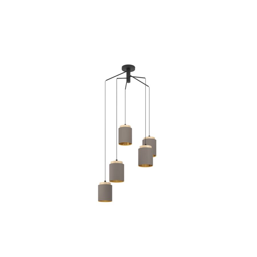 Suspension ALBARIZA L5 E27 - Gris Cappucino Suspensions