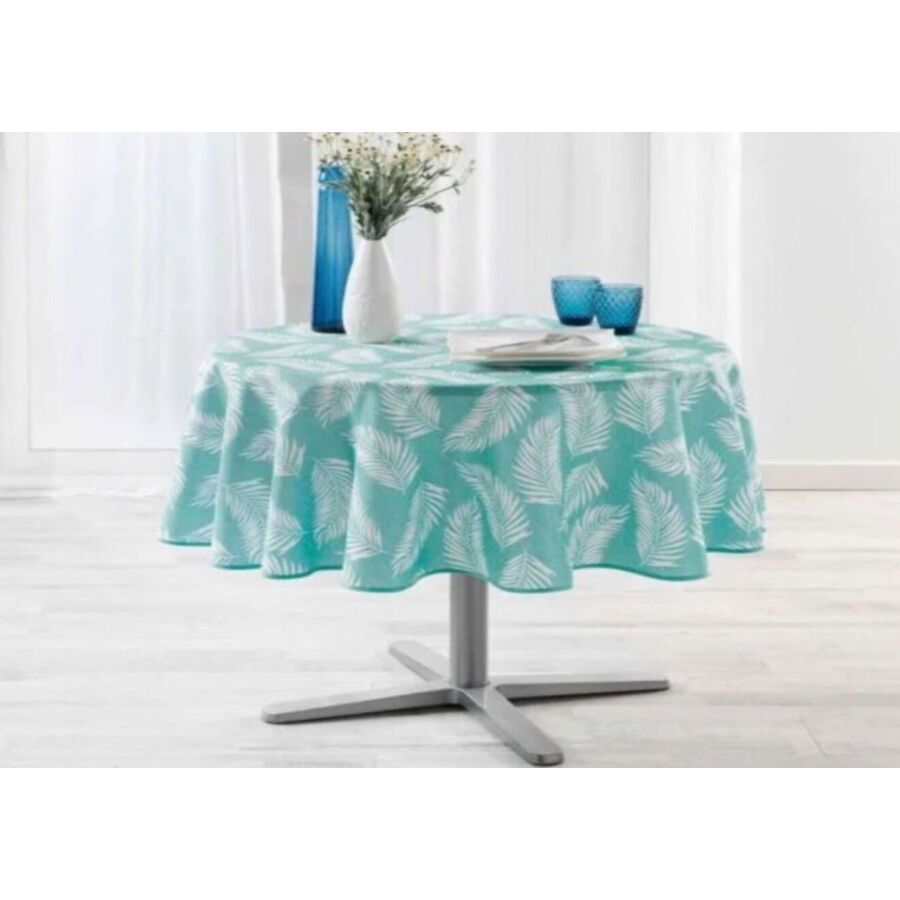 Nappe Ronde Imprimée LIFETTE - Menthe Nappe et serviettes