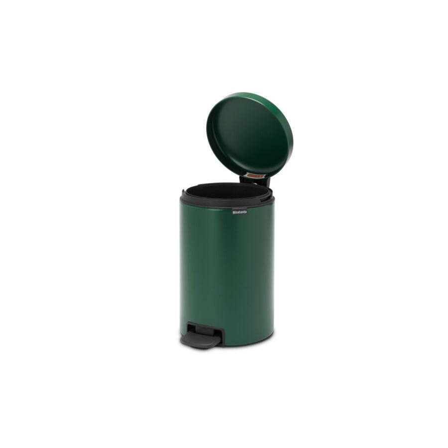 Poubelle À Pedale NEWLCON 12L - Vert Sapin Poubelles de salle de bain
