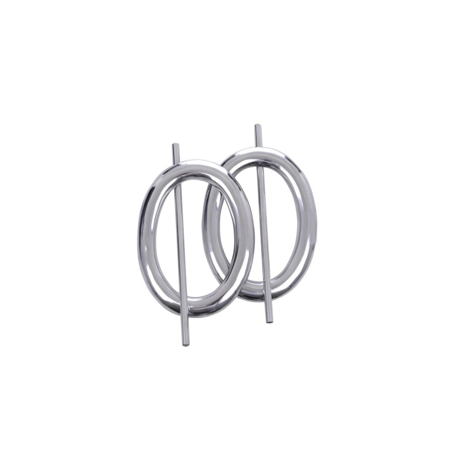 Set De 2 Clips MAYORA - Gris Tringles et accessoires rideaux
