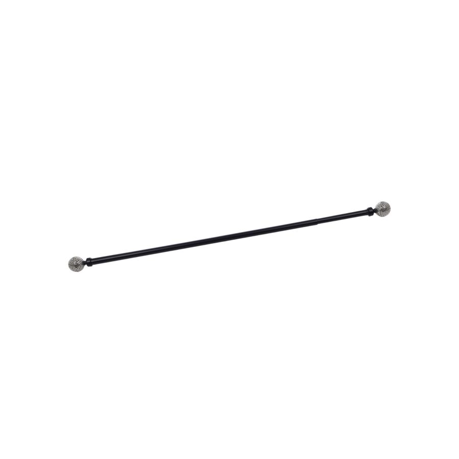 Tringle à Rideau ANGEL 92 à 172cm - Noir Tringles et accessoires rideaux