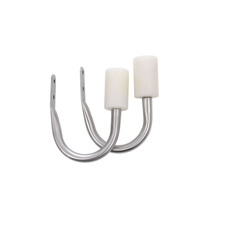 Set De 2 Embrasses IVOIRE - Argent Tringles et accessoires rideaux
