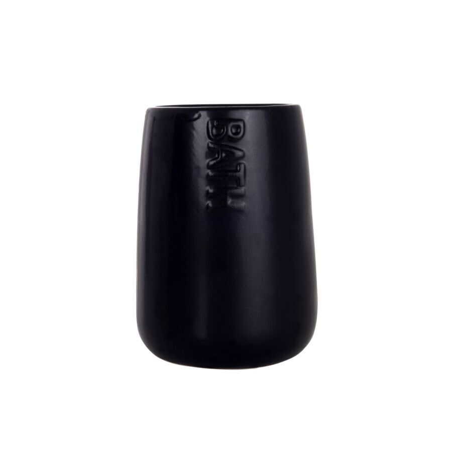 Gobelet DOLOMITE Rond Bath - Noir Gobelets et distributeurs de savon