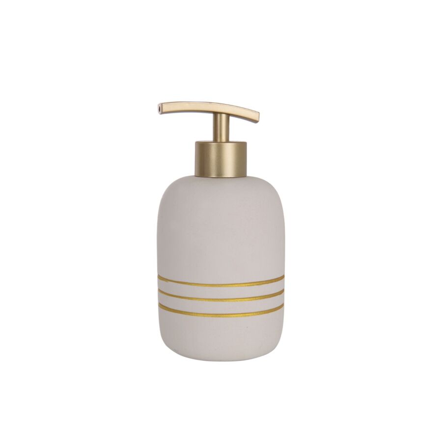 Distributeur à Savon STRIE GRES 400 ML - Or Gobelets et distributeurs de savon
