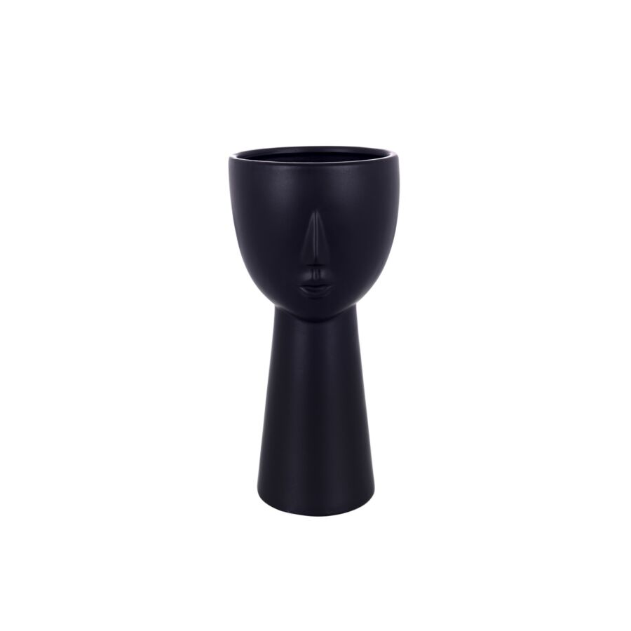 Vase Visage - Noir Vases