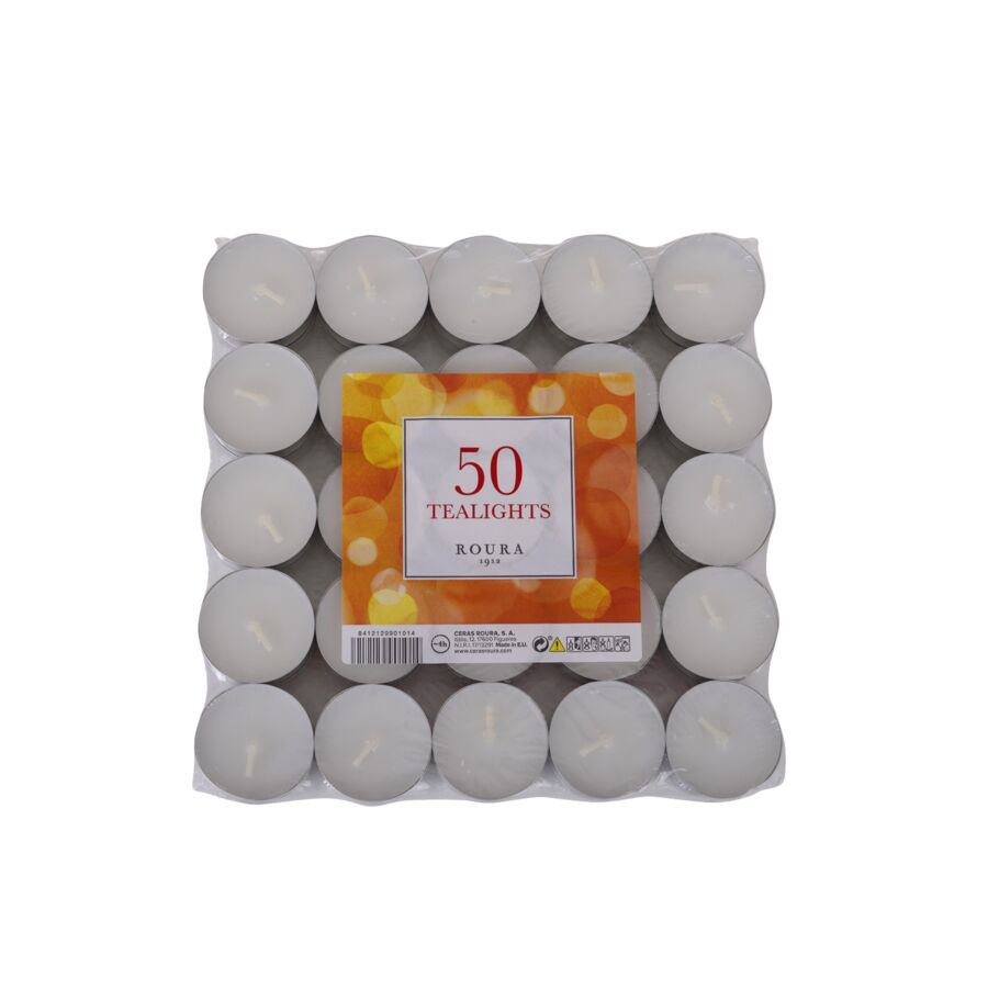 Pack de 50 bougies Chauffe Plats - Blanc Soldes été vague 2