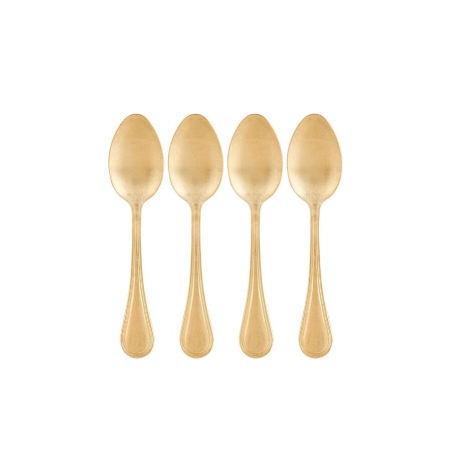 Set De 4 Cuillères À Thé - Or Accessoires Cuisine