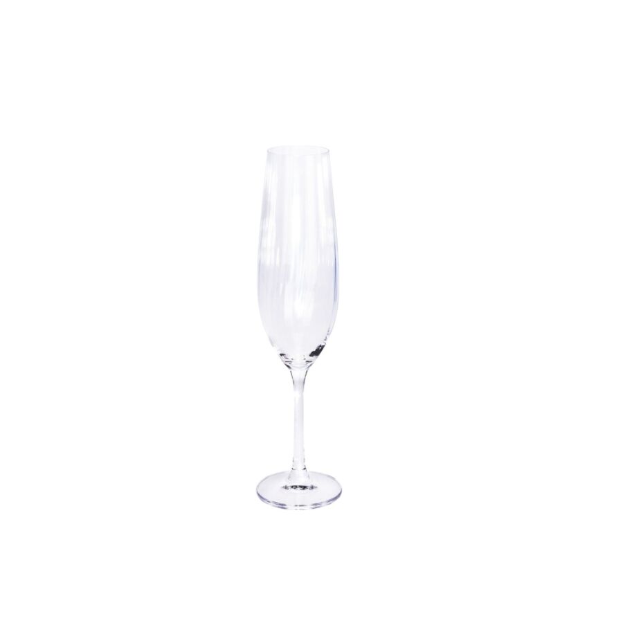 Set De 2 Verres À Pied CRYSTALLINE - Blanc Verres d'eau