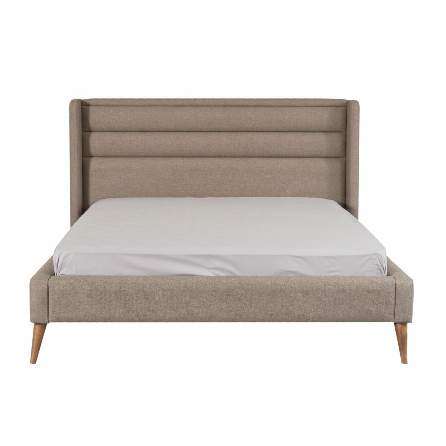 Lits FLEMENS 180 x 200 Avec Sommier - Beige Lits adulte