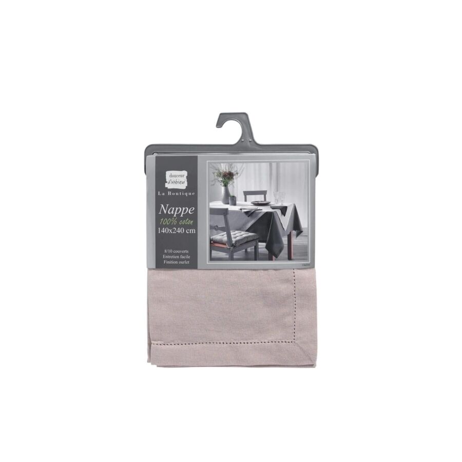 Nappe Rectangle 140x240cm - Lin Promos printemps