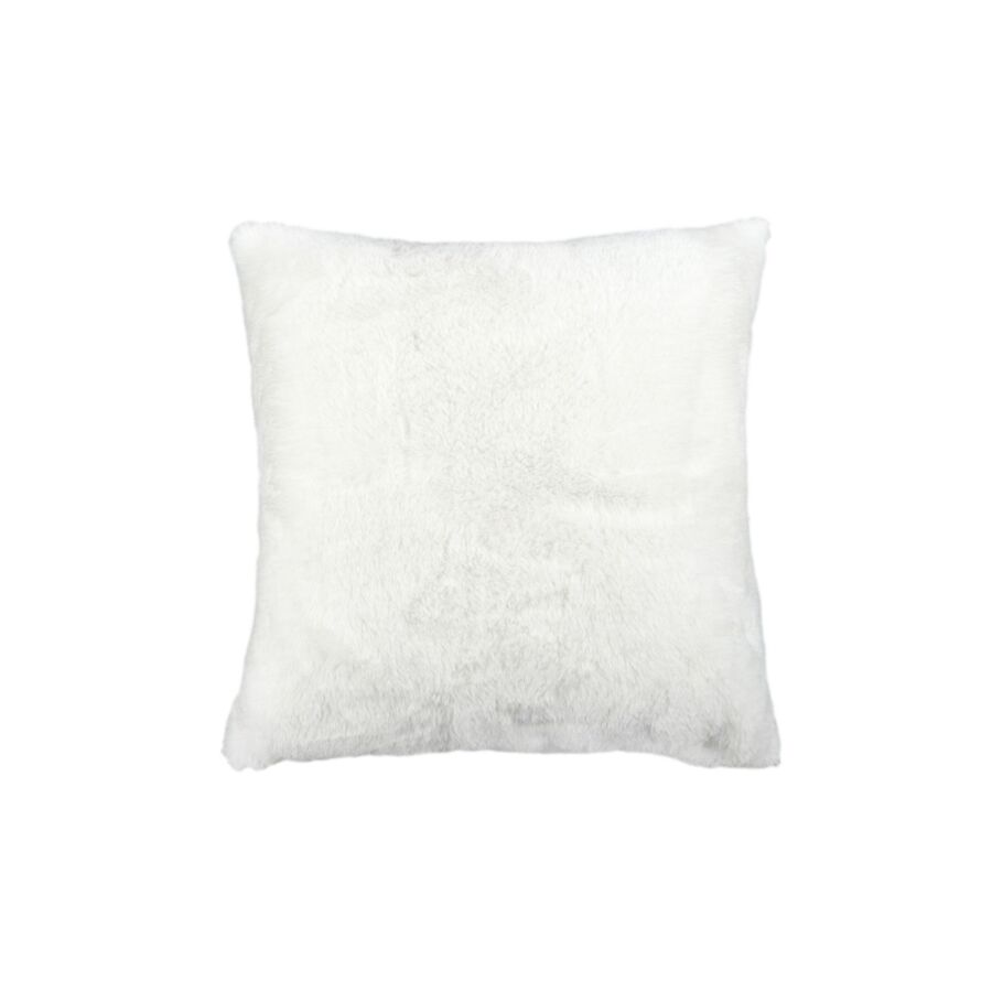 Coussin IMIT Fourrure Opulence 40x40cm - Ecru Coussins décoratifs