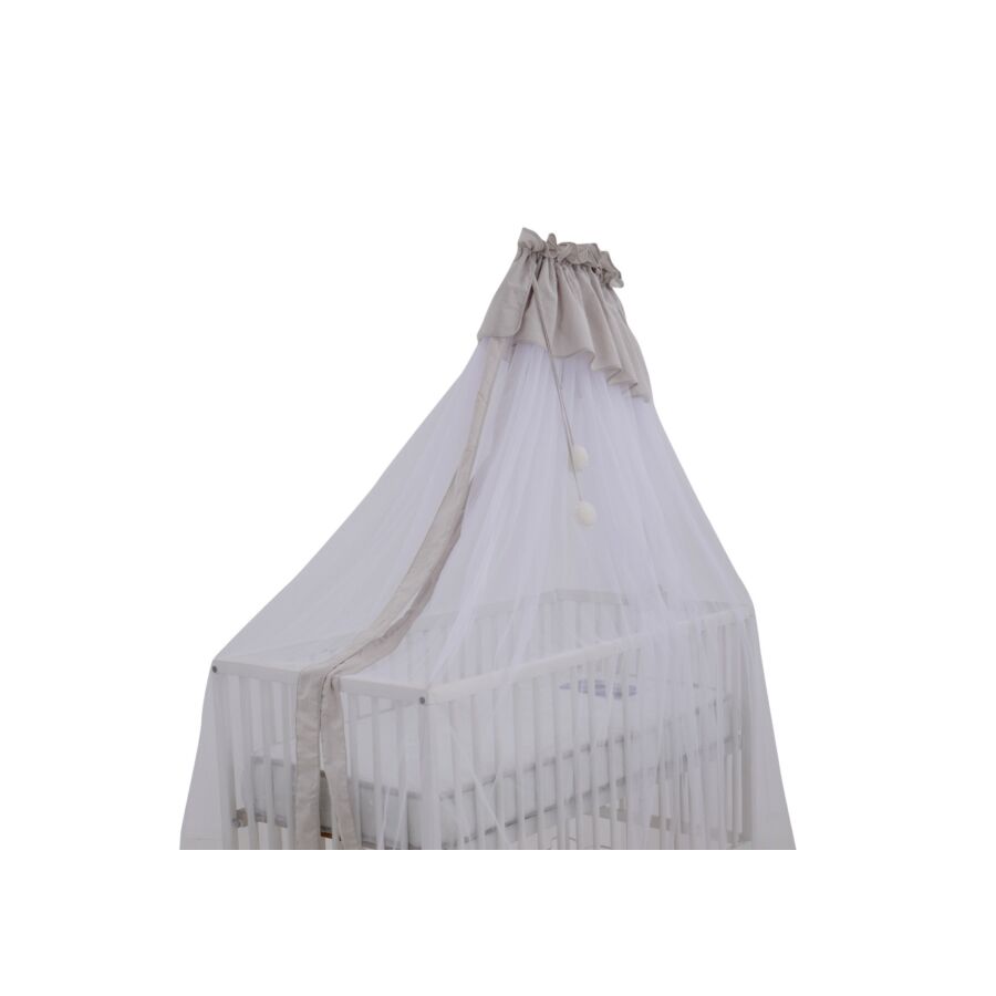 Moustiquaire Lit Bébé BUNNY 6 Mètres - Beige Meubles de chambre pour bébé