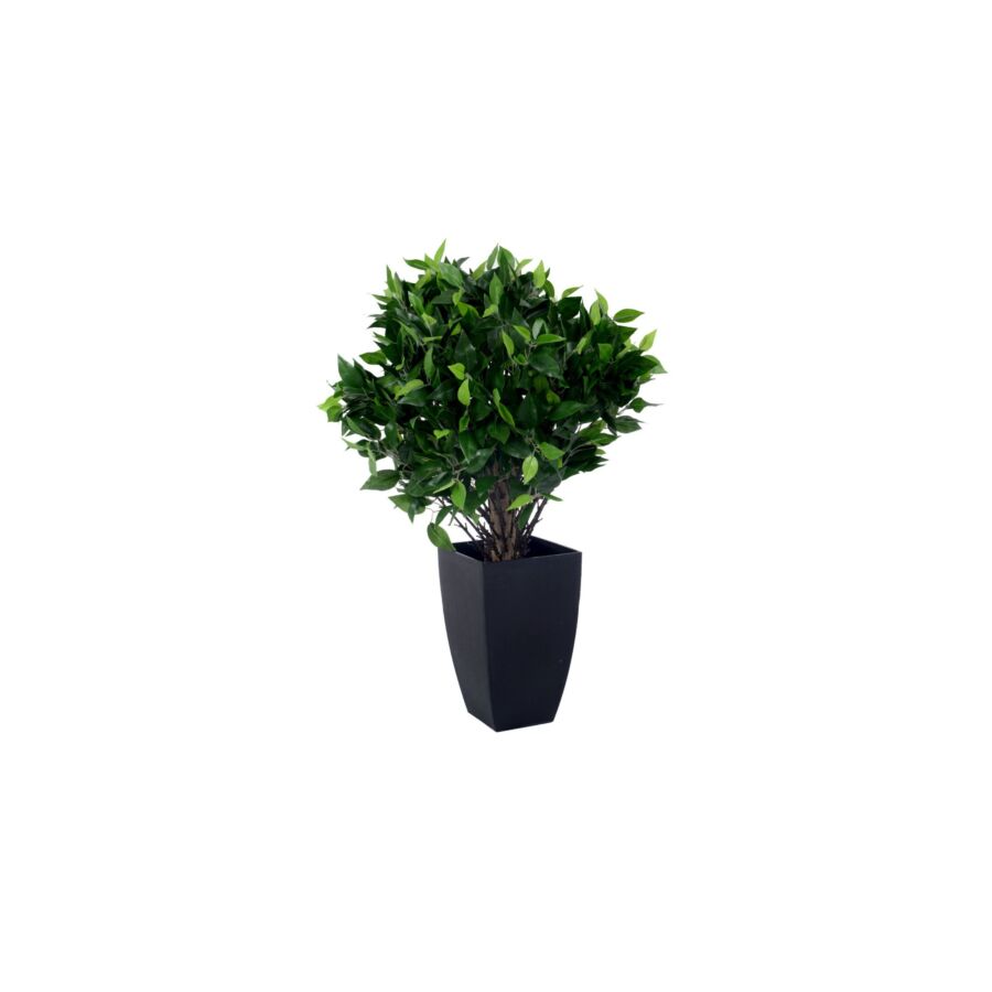 Plante Artificielle FICUS TOPIARY Avec Pot 65cm - Vert Décoration