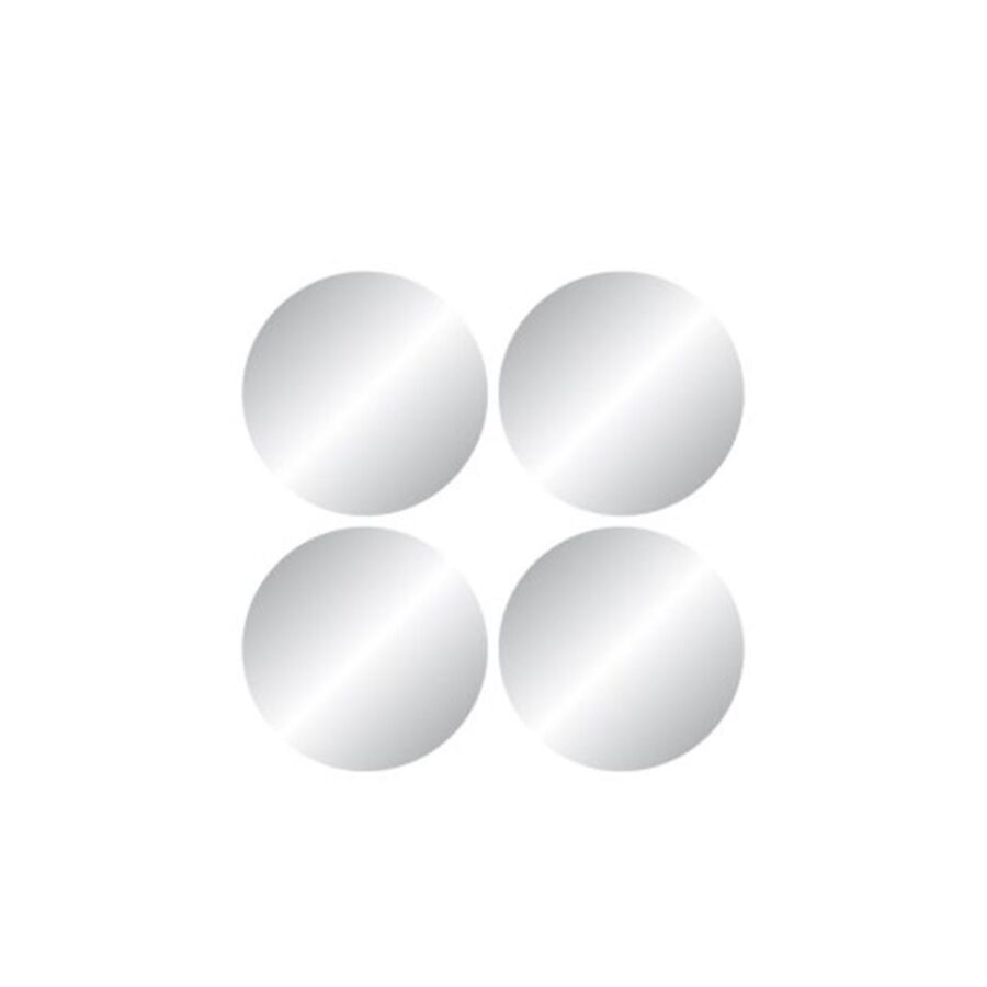 Set De 4 Miroirs Ronds - Blanc Miroirs décoratifs