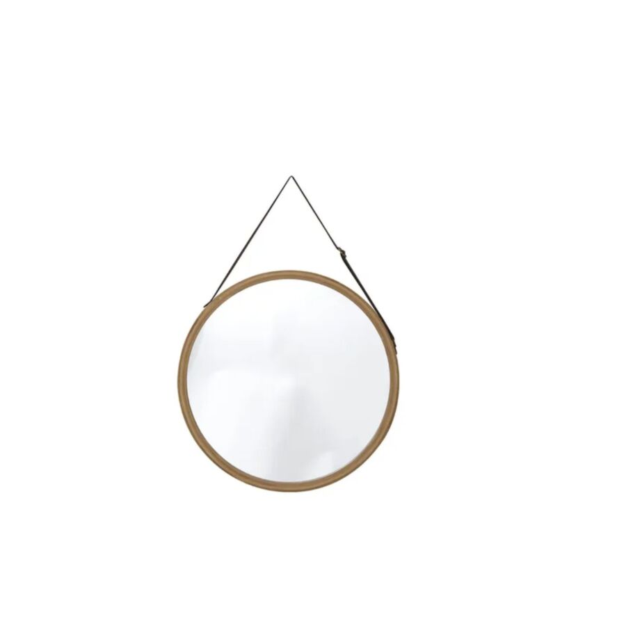 Miroir À Suspendre 38cm - Beige Miroirs décoratifs