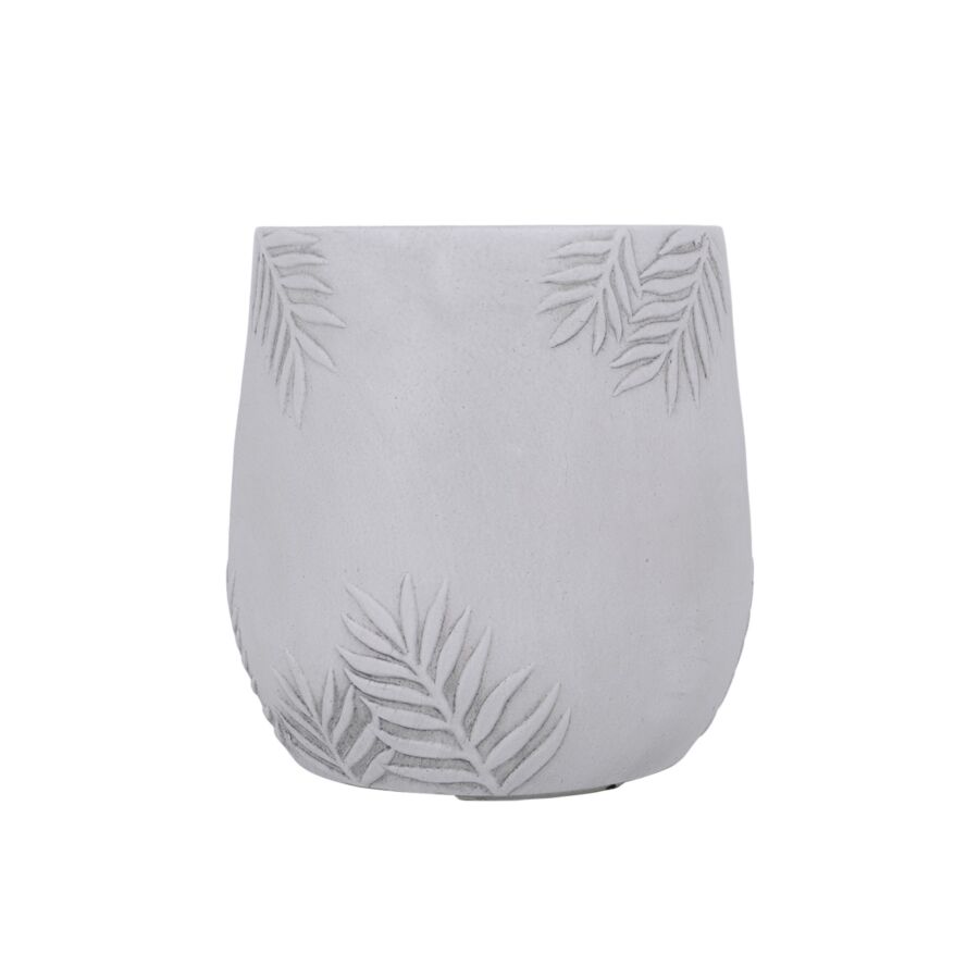 Pot En Fibre 21,5x21,5x22cm - Blanc Pots / cache pot / jardinières