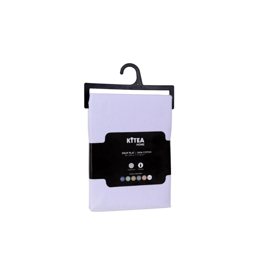 Drap Plat TODAY 4 - Blanc Draps