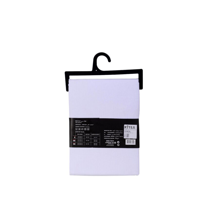 Drap Plat TODAY 4 - Blanc Draps