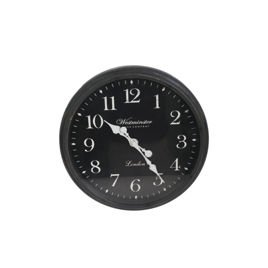 Horloge Murale 40,2x40,2x4,8cm - Noir Horloges