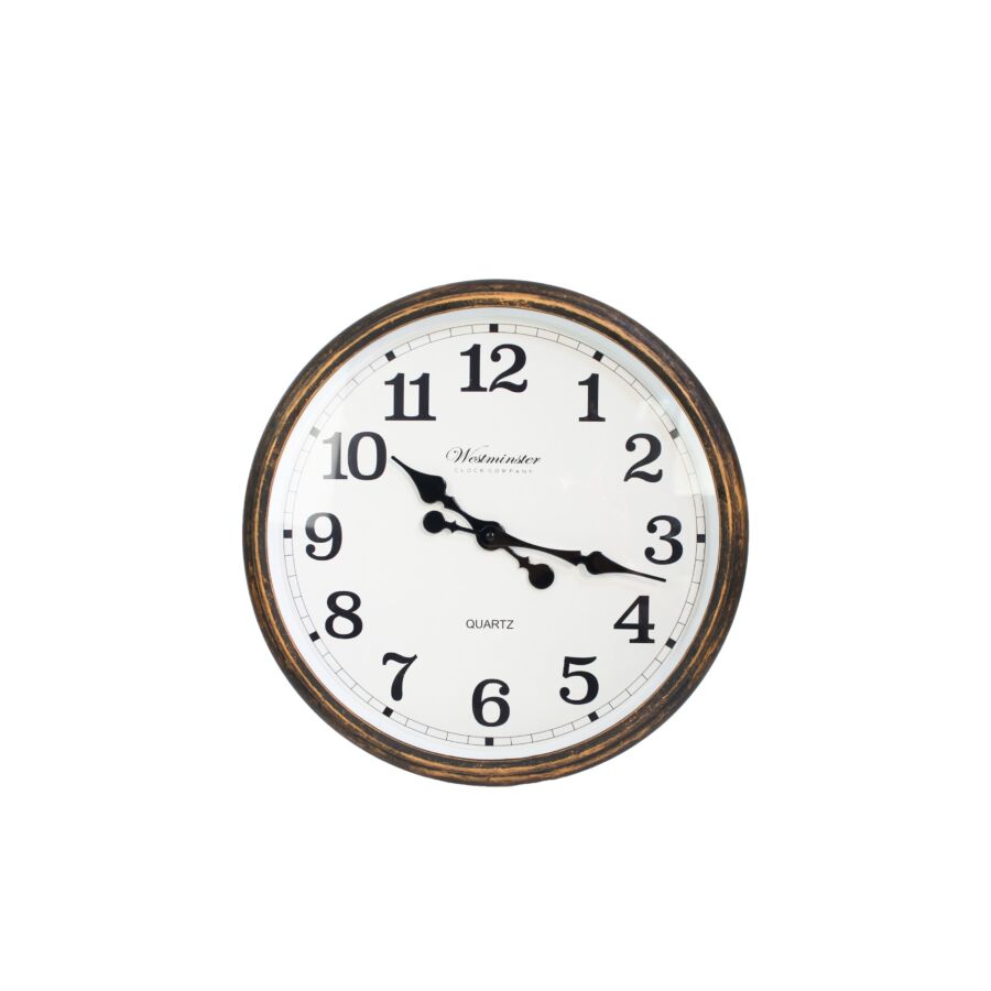 Horloge Murale 40,2x40,2x4,8cm - Marron Horloges