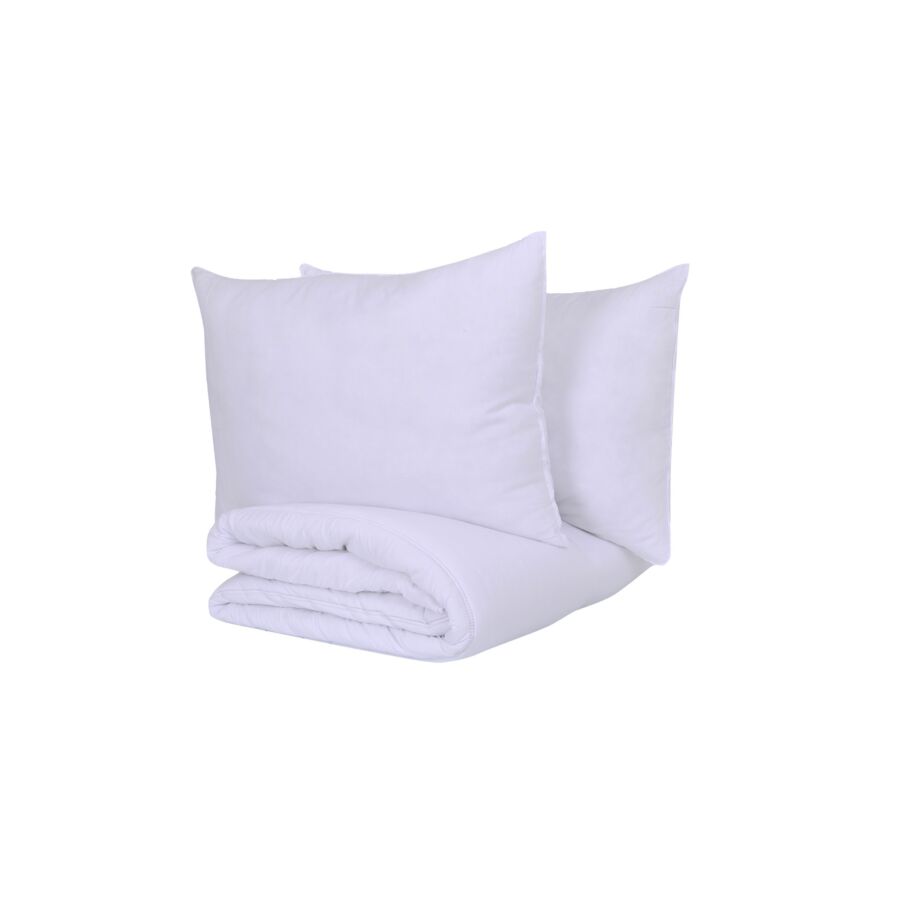 Couette CONEDMAR Avec 2 Oreillers - Blanc Couettes