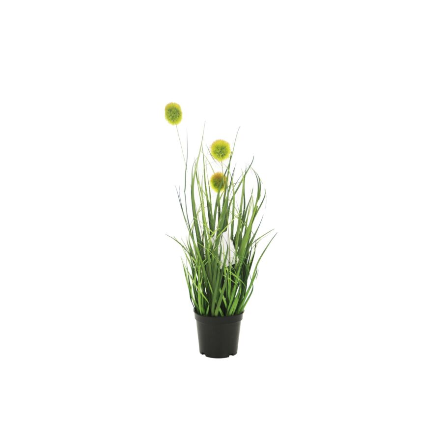 Plante Artificielle POA GRASS Avec Pot 45cm - Vert Plantes et fleurs artificielles