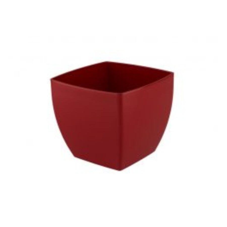Pot SIENA 30cm - Rouge Foncé Décoration