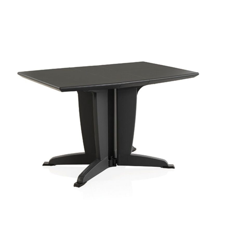 Table Pliante PLIA Avec Pieds Réglables Anthracite Kitea Maroc