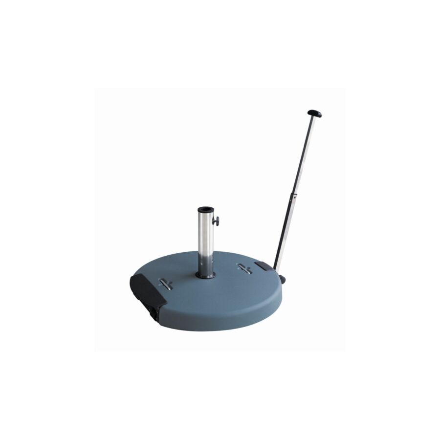 Base Parasol 60 Kg Ronde - Gris Support de parasol