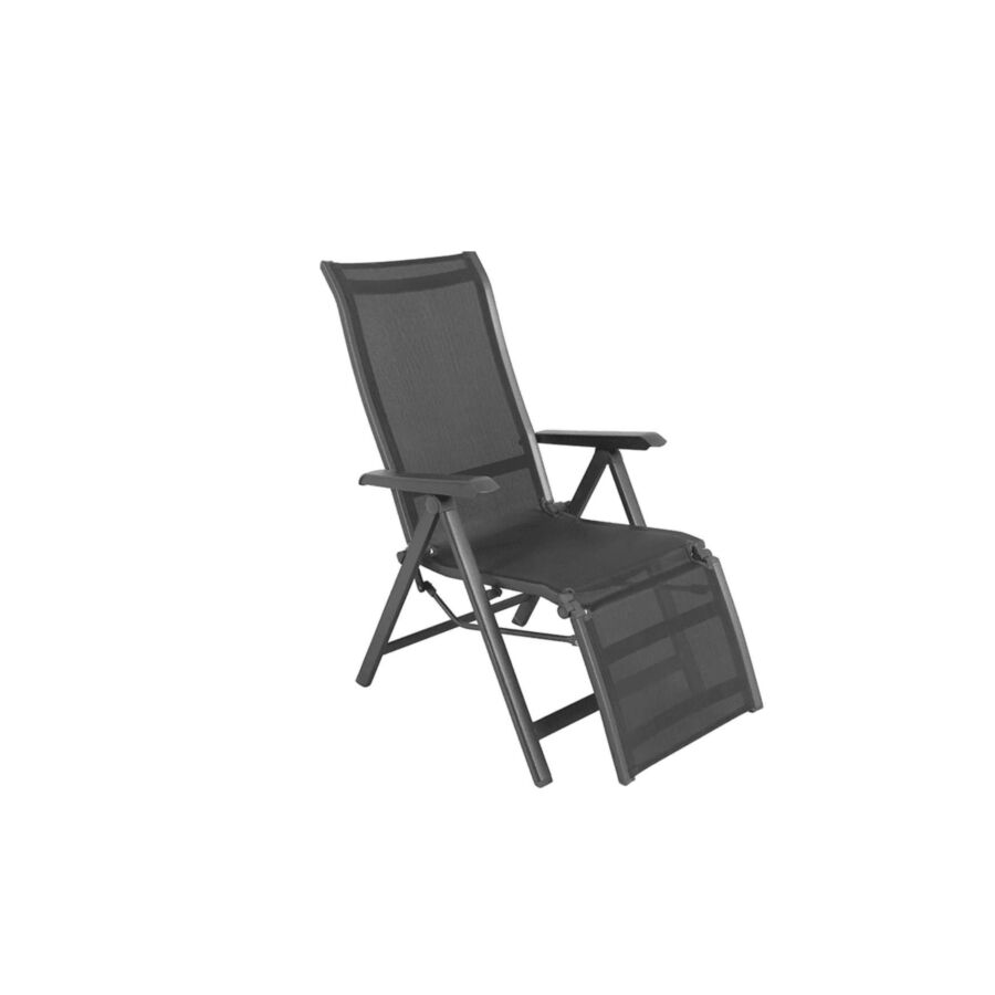 Relax 5 Positions Pliable KEDLINE - Anthracite Chaises sans accoudoir