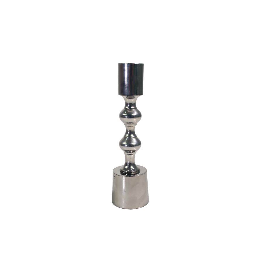 Bougeoir 16cm - Argent Photophores et bougeoirs