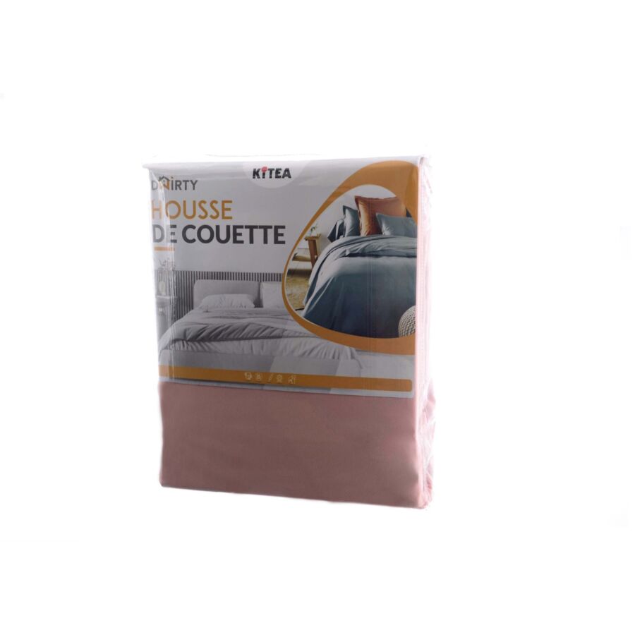 Housse De Couette Unie 260x240cm - NUDE Textile