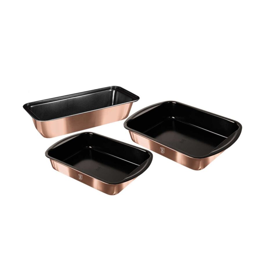 Set De 3 Moules À Pâtisserie - Rose Gold